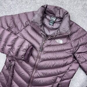 The North Face Jacket Womens Small Purple Thunder Down Puffer 800 Fill Pertex